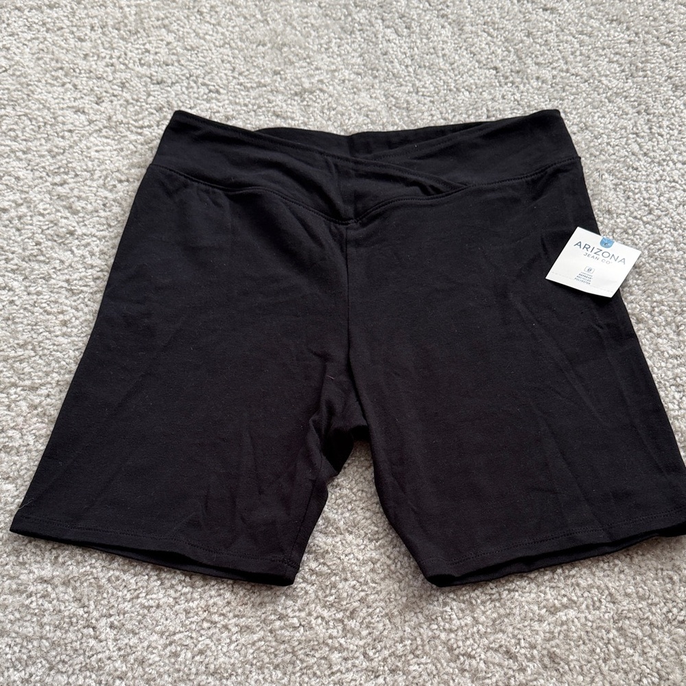 Arizona Jean Company Women's Classic Black Bike Shorts